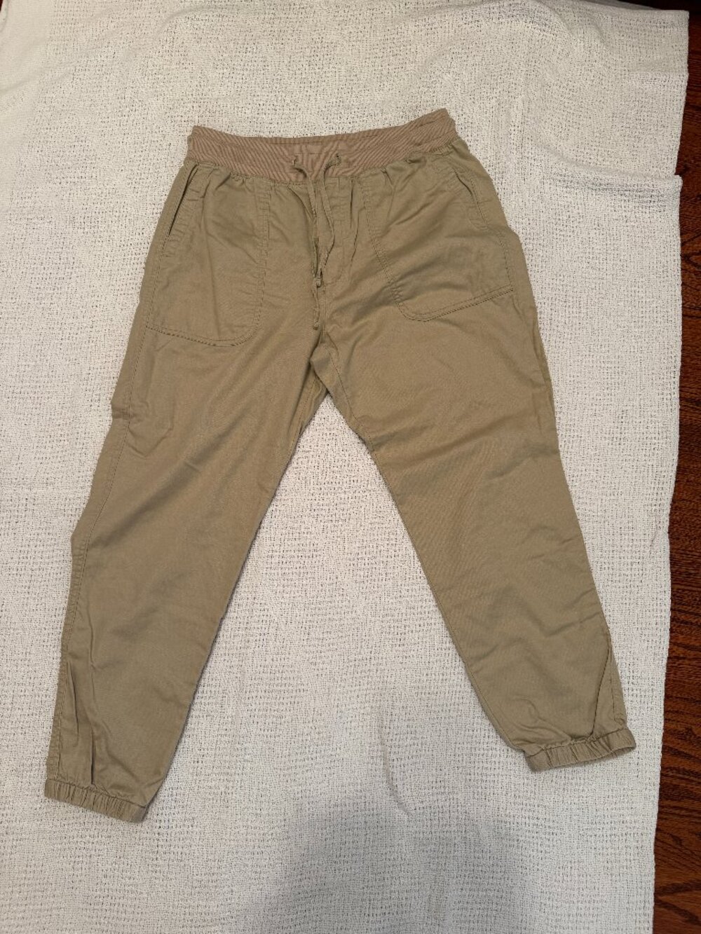 GAP Khaki Rib Joggers Women's Medium M